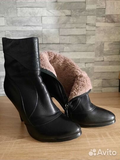 Ботильоны натуральная кожа