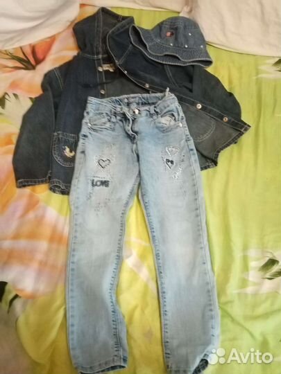 Вещи пакетом на девочку6-7 лет