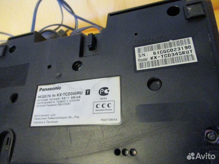 Радиотелефон Panasonic KX-TCD345RUT аккум ааа