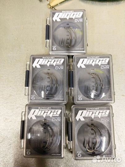 Gardner крючки Curved Rigga(Англия)