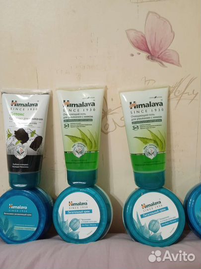 Гель для умывания, крем питание и увлажнение