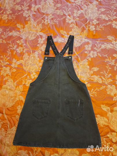 Джинсовый комбинезон для девочки 140