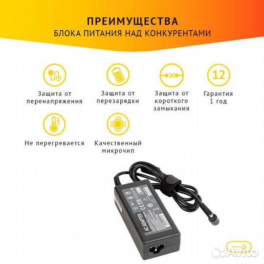 Блок питания Asus ADP-65AW