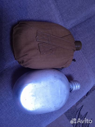 Фляга алюминиевая армейская