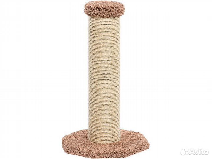 Когтеточка пушок ковролиновая Столбик мощный 42*42
