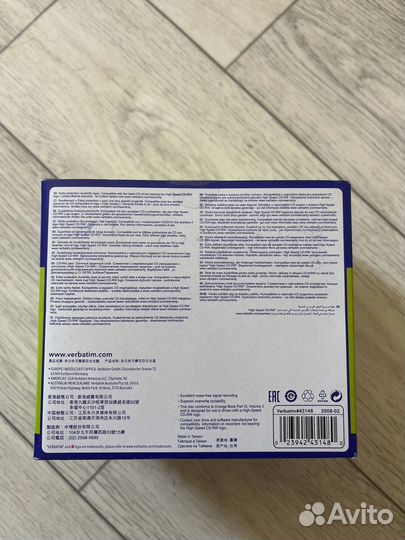 Диски CD-RW 10шт. Новые
