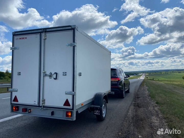 Прицеп легковой фургон одноосный мзса 817773.001