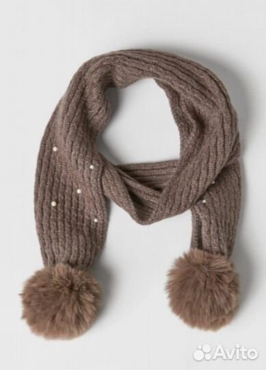 Комплект шапка и шарф для девочки zara
