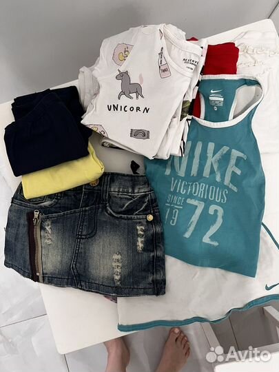 Вещи пакетом на девочку 104-116