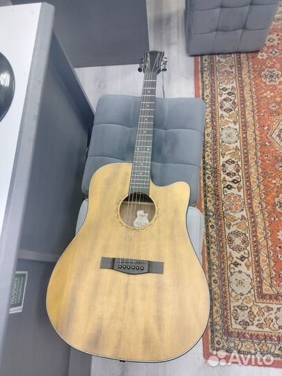 Акустическая гитара sqoe sq-ds-fg walnut