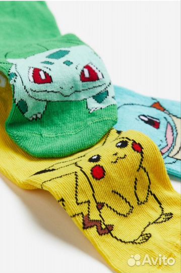 Носки hm 7 пар, Pokémon, покемон