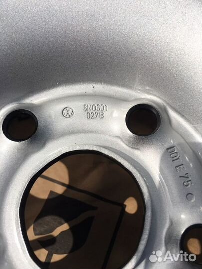 Диски стальной R16 Volkswagen Tiguan