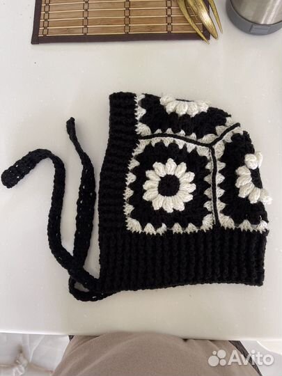 Новый капор балаклава чепчик косынка с цветами