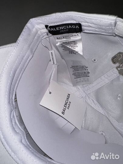 Кепка Gap Balenciaga White Бейсболка Гэп Белая Нов
