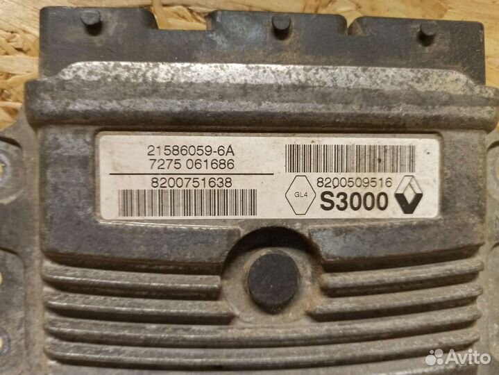 Эбу Renault Megane 2 1.6