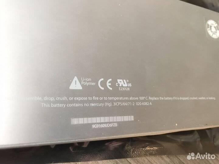 Аккумулятор apple MacBook