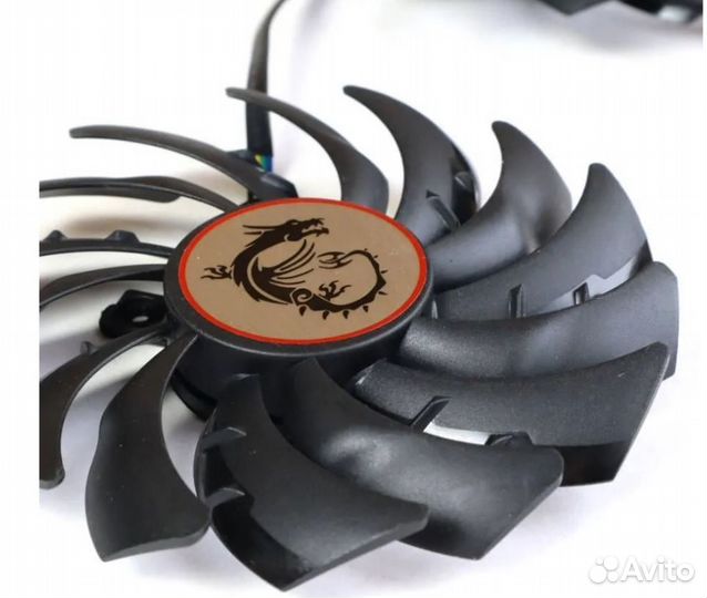 Вентиляторы для MSI GTX RX Gaming X и Armor