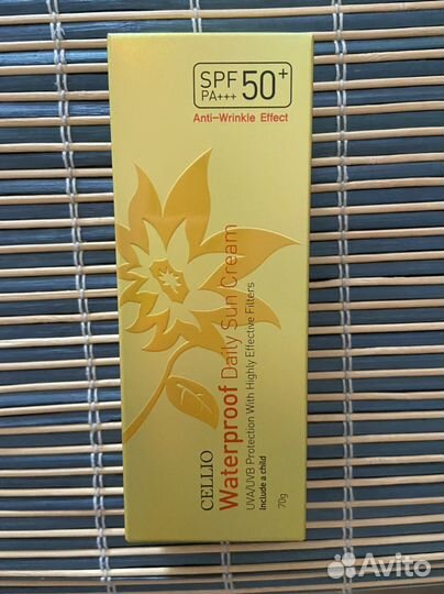 Водостойкий солнцезащитный крем SPF 50 PA+