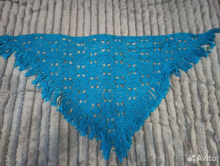 Платок шаль ручная вязка