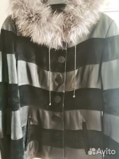 Натуральная кожаная куртка