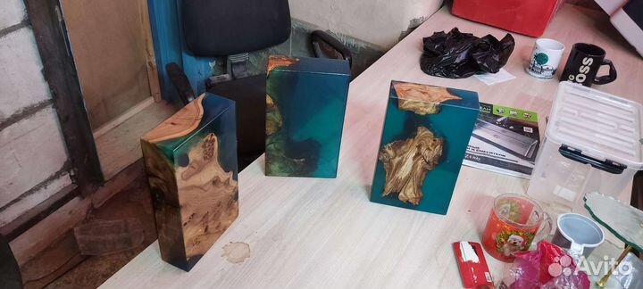 Изделия из эпоксидной смолы и дерева