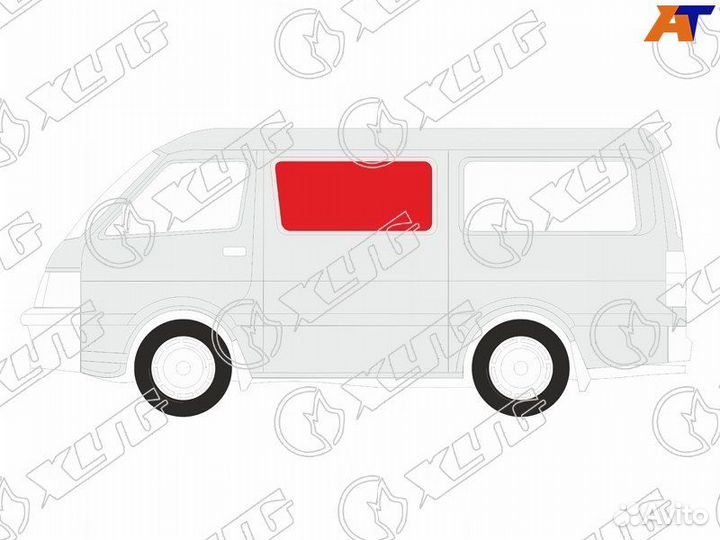 Боковое стекло кузова заднее левое Honda Stepwgn