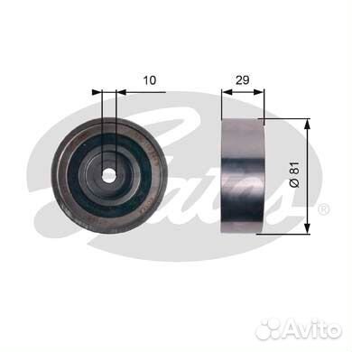 Направляющий ролик привода грм powergrip