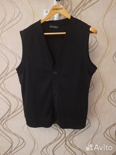 Жилетка мужская трикотаж на застежке