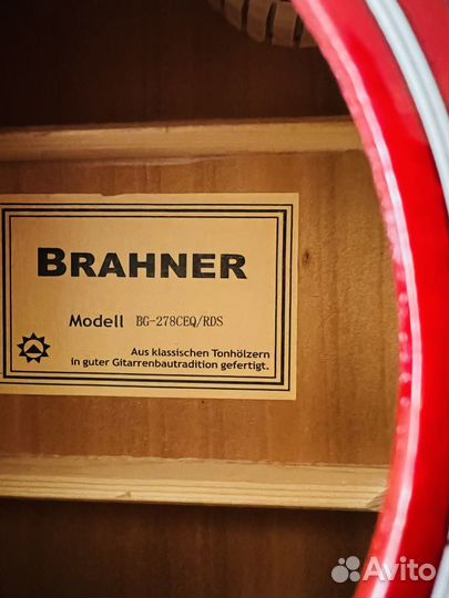 Гитара brahner BG-278CEQ 41