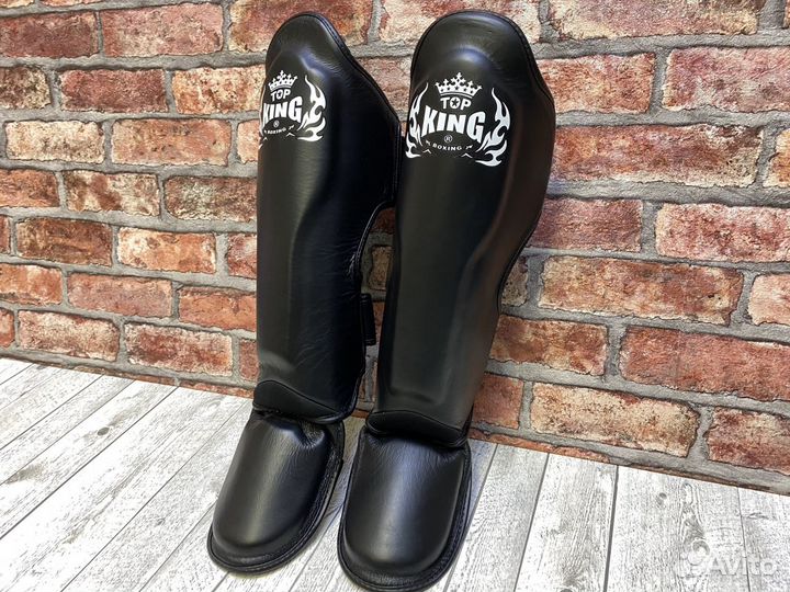 Защита ног Top King Boxing Black