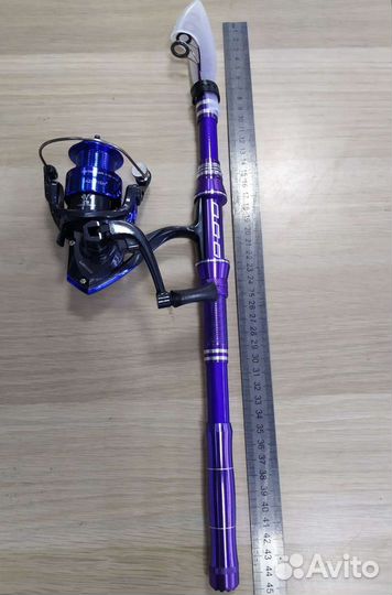 Спининг Shimano складной с катушкой