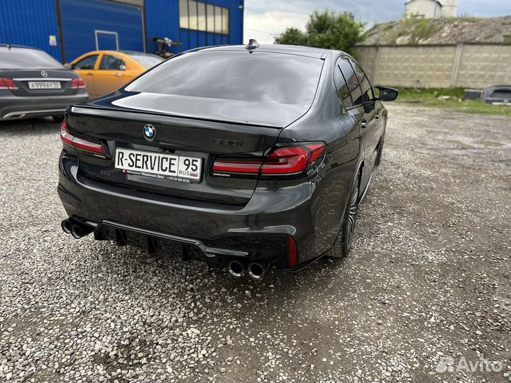 Диффузор на задний бампер Бмв G30