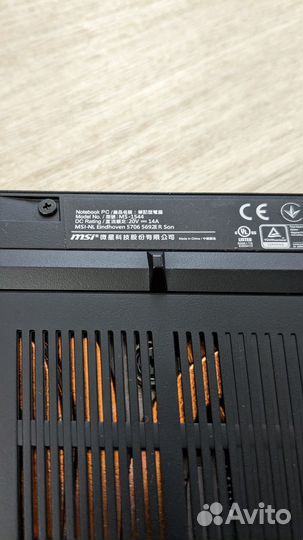 Игровой ноутбук MSI Vector GP66 12ugso-671RU