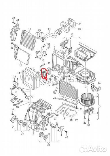 Клапан кондиционера Vag 1K0820679