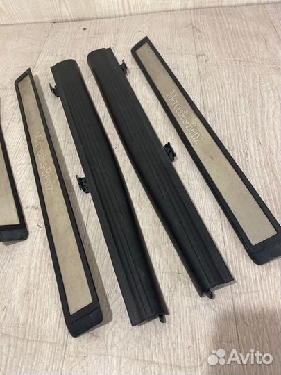 Накладка на порог салона Mercedes Benz E250 W211