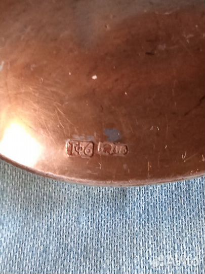 Ложка чайная серебро СССР 875