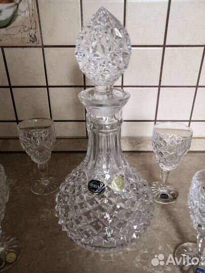 Графин с рюмками Богемия