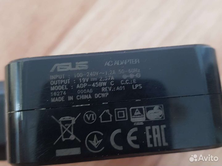 Зарядка для asus 19v 2,37А