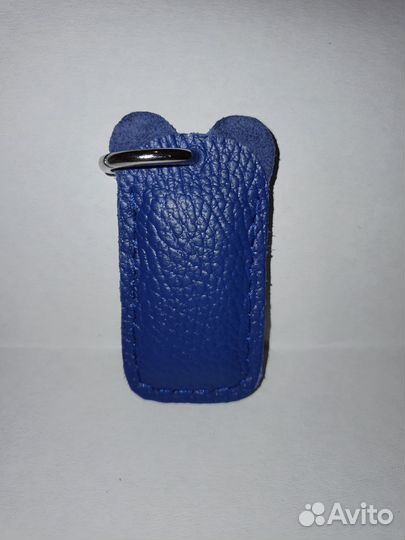 Чехол брелок из натуральной кожи