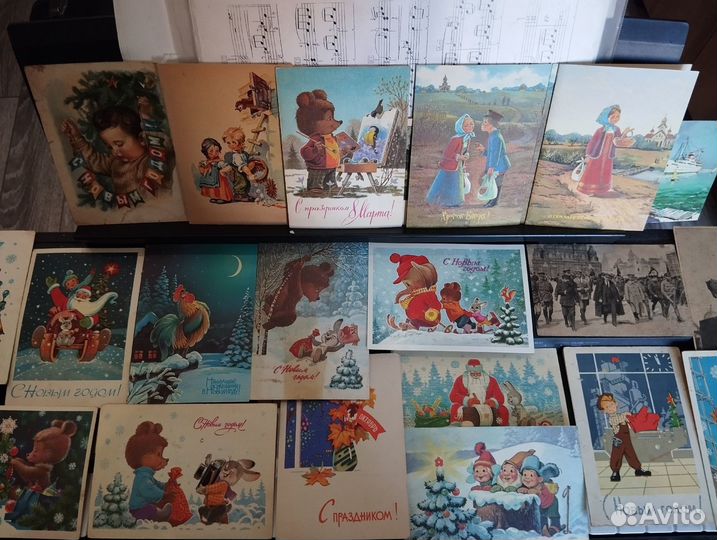 Набор открыток в.зарубина +старые на фото