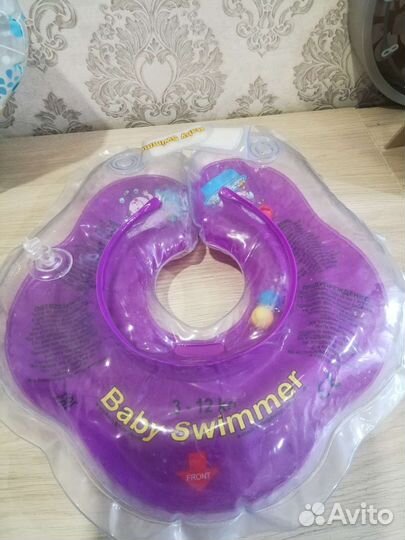 Горка, круг и сиденье для купания