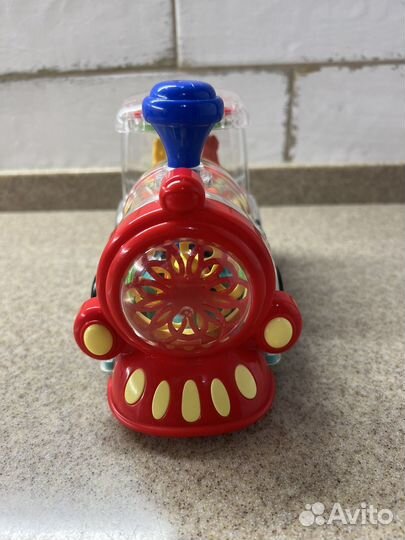 Паровозик музыкальный светящийся