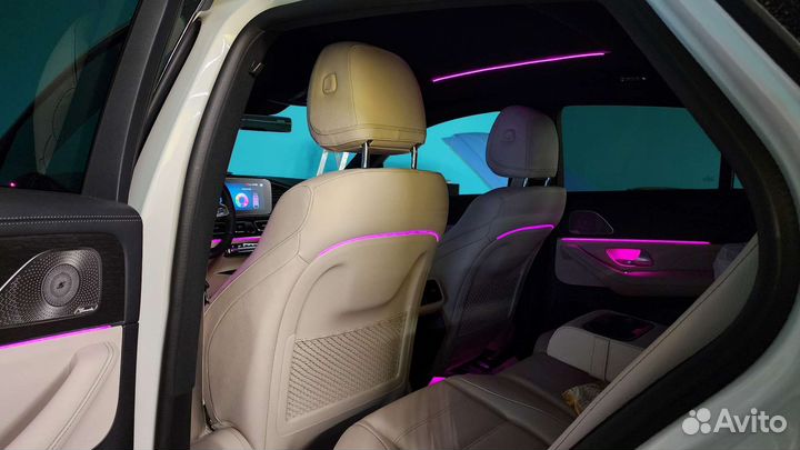 Подсветка спинок сидений Мерседес GLE, GLS W167