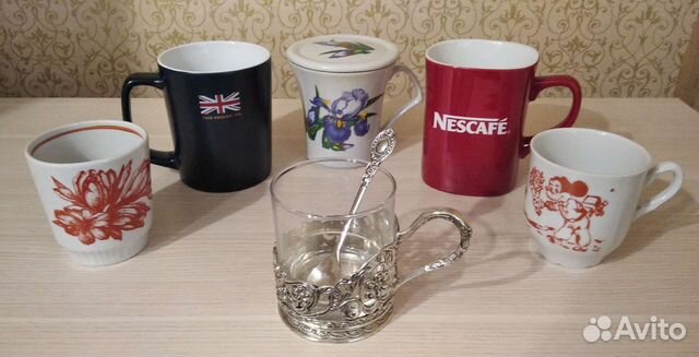 Чайники, кружки, СССР, подстаканник ГДР набор Рига