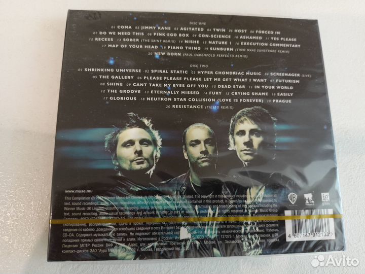 Muse 2 редких дигипак издания 4CD новый запечатан
