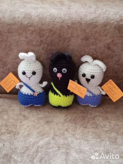 Вязаные игрушки ручной работы