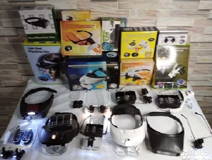 Бинокулярные очки бинокуляры от 10 до 25 крат мощн