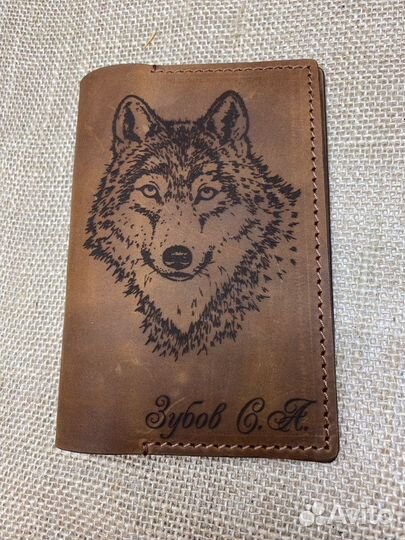 Обложка для паспорта из натуральной кожи