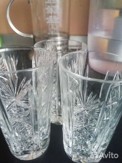 Хрустальные стаканы стопки