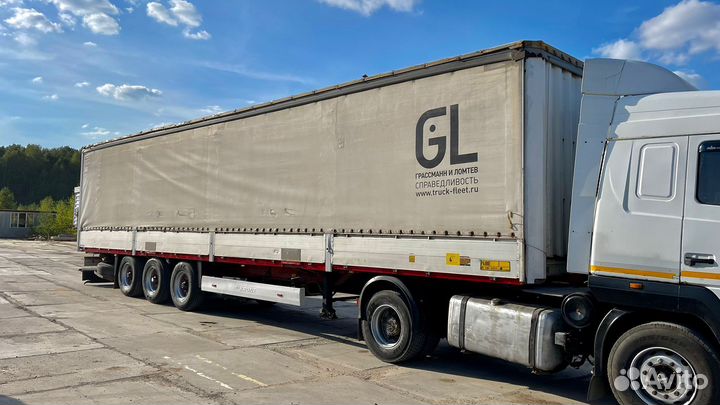 Полуприцеп шторно-бортовой Krone SD, 2007